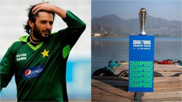 Shahid Afridi Champions Trophy India Pakistan bcci pcb