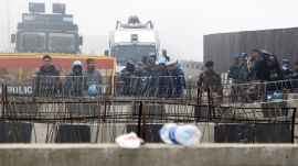 The farmers who had set out for New Delhi in February in continuation of the 2020 Delhi farmers’ protest have been sitting at the Shambhu toll barrier for the past nine months after they were prevented entry to Haryana.