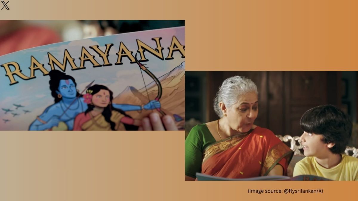 SriLankan Airlines based on Ramayana goes viral (Image source: @flysrilankan/X)