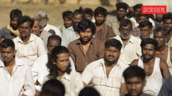RJ Balaji in a Still from Sorgavaasal