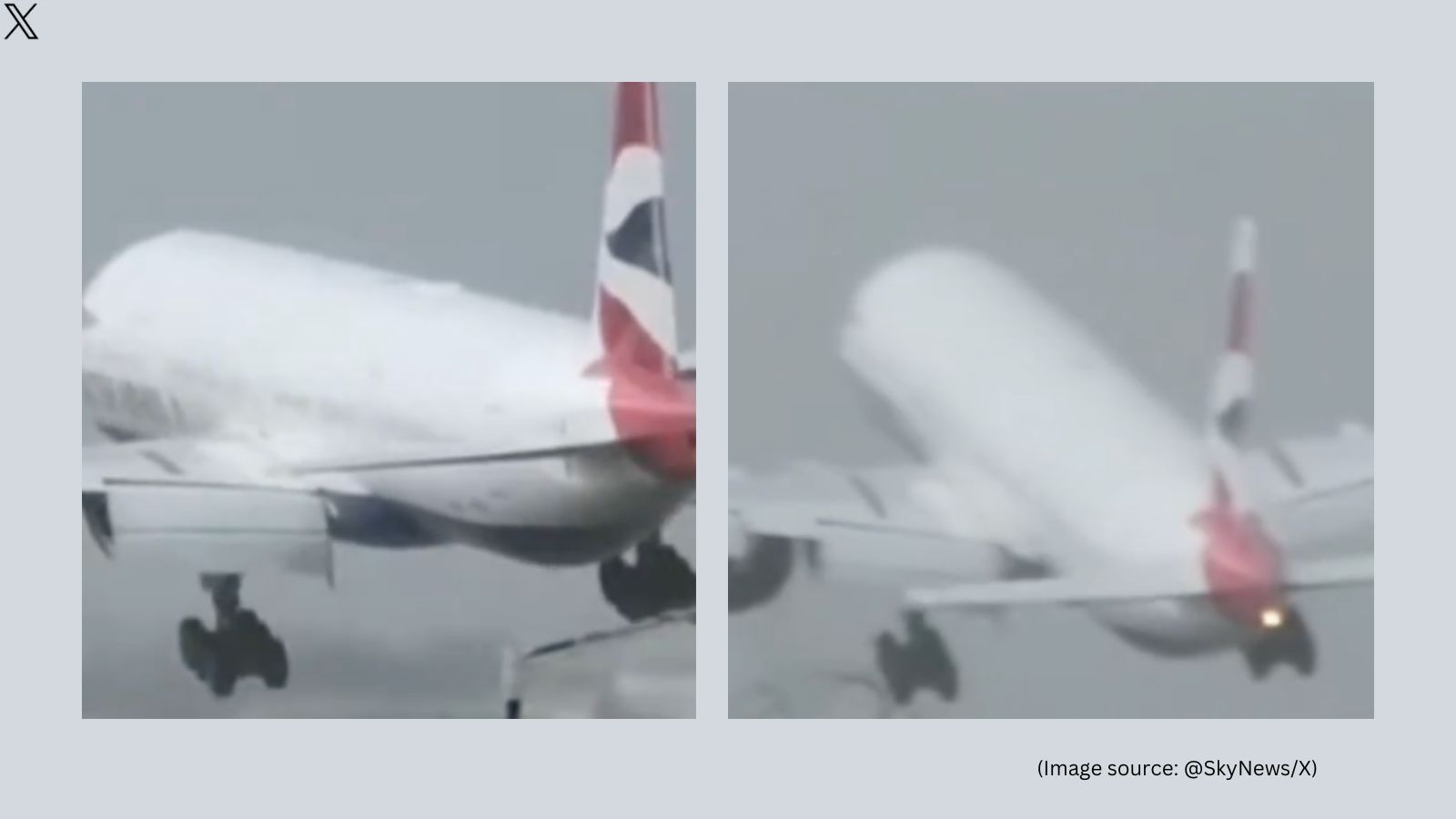 Storm Bert: planes struggle to land amid fierce winds at Heathrow ...