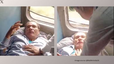 TTE revives elderly passenger who suffered heart attack on moving train (Image source: @RailMinIndia/X)