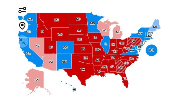 US Election Results 2024 LIVE Map: Check United States Presidential Polls Results Live Counting Map Here