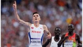Double Olympic champion Jakob Ingebrigtsen