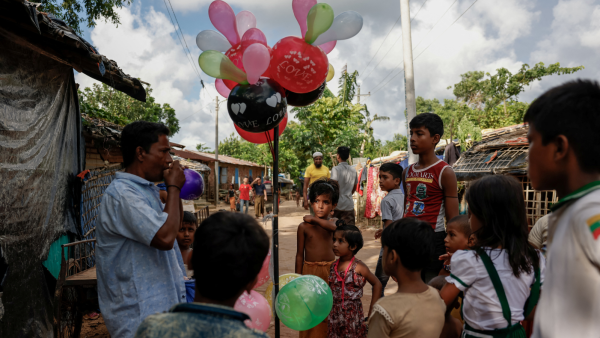 Rohingya refugee children