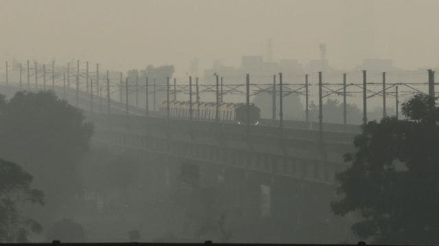 Delhi aerial  quality