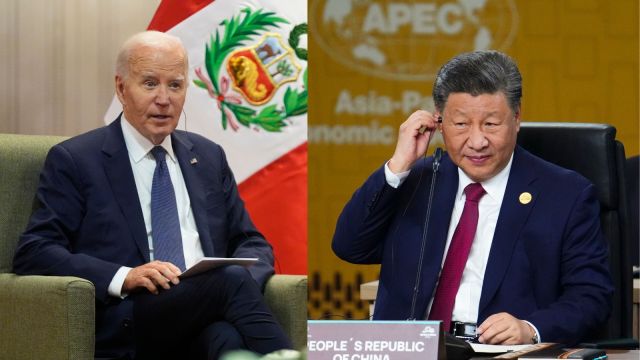 Biden meets Jinping