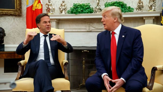 Trump and Rutte