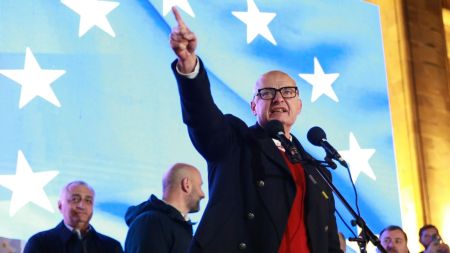 Georgia Opposition Protest