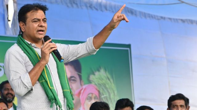 K T Rama Rao remarks connected  Sircilla territory  collector