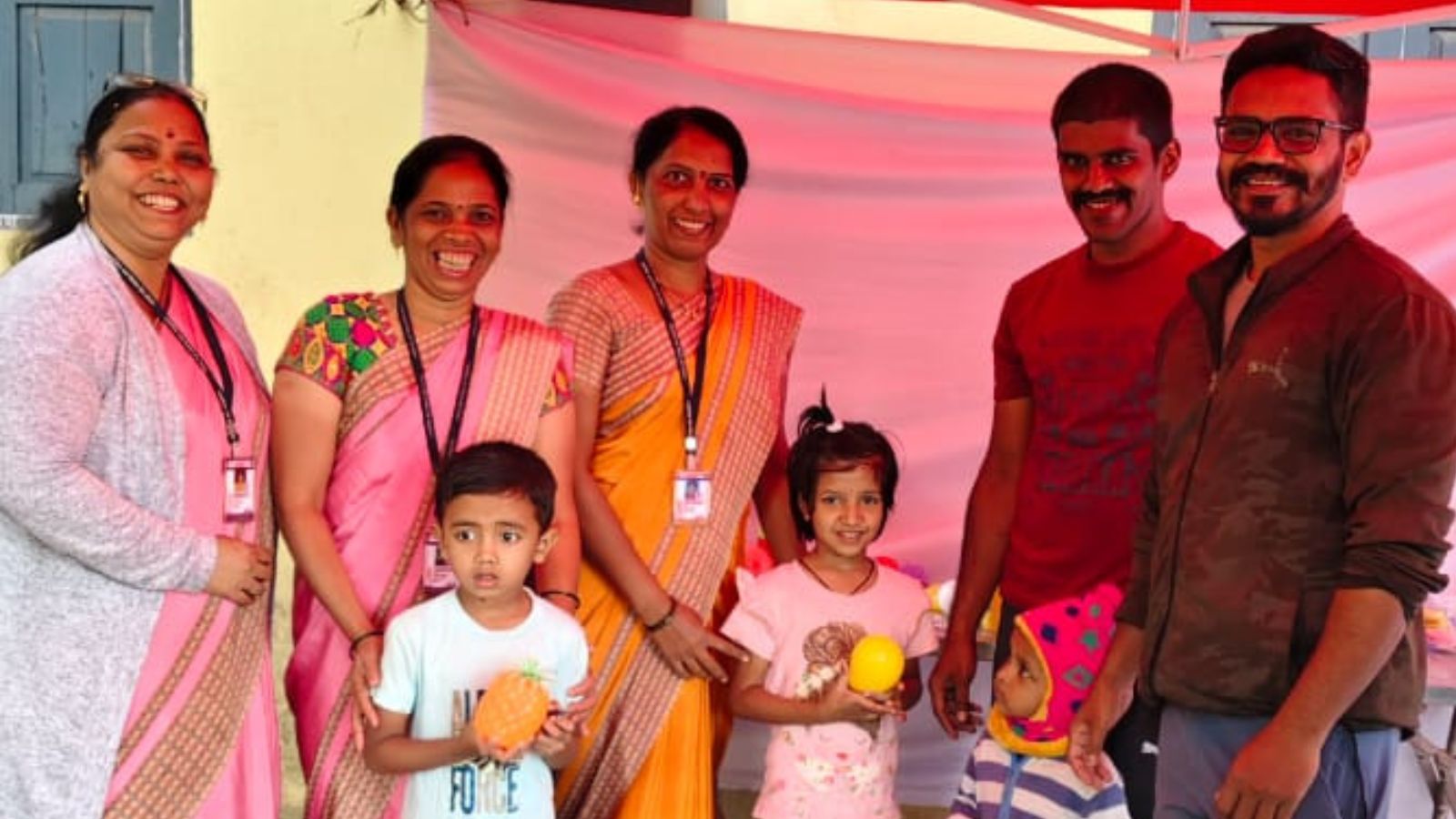 At polling booths in housing societies in Pune district, it’s a work in progress