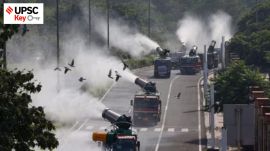 UPSC Key, air pollution, delhi, sanitation, LAC, India-China