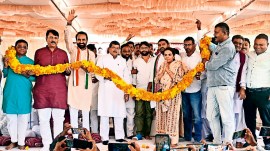 Vav bypoll, bjp, Congress, Geniben Thakor, Bharatiya Janata Party, Congress BJP trade charges, Ahmedabad news, Gujarat news, India news, Indian express, current affairs