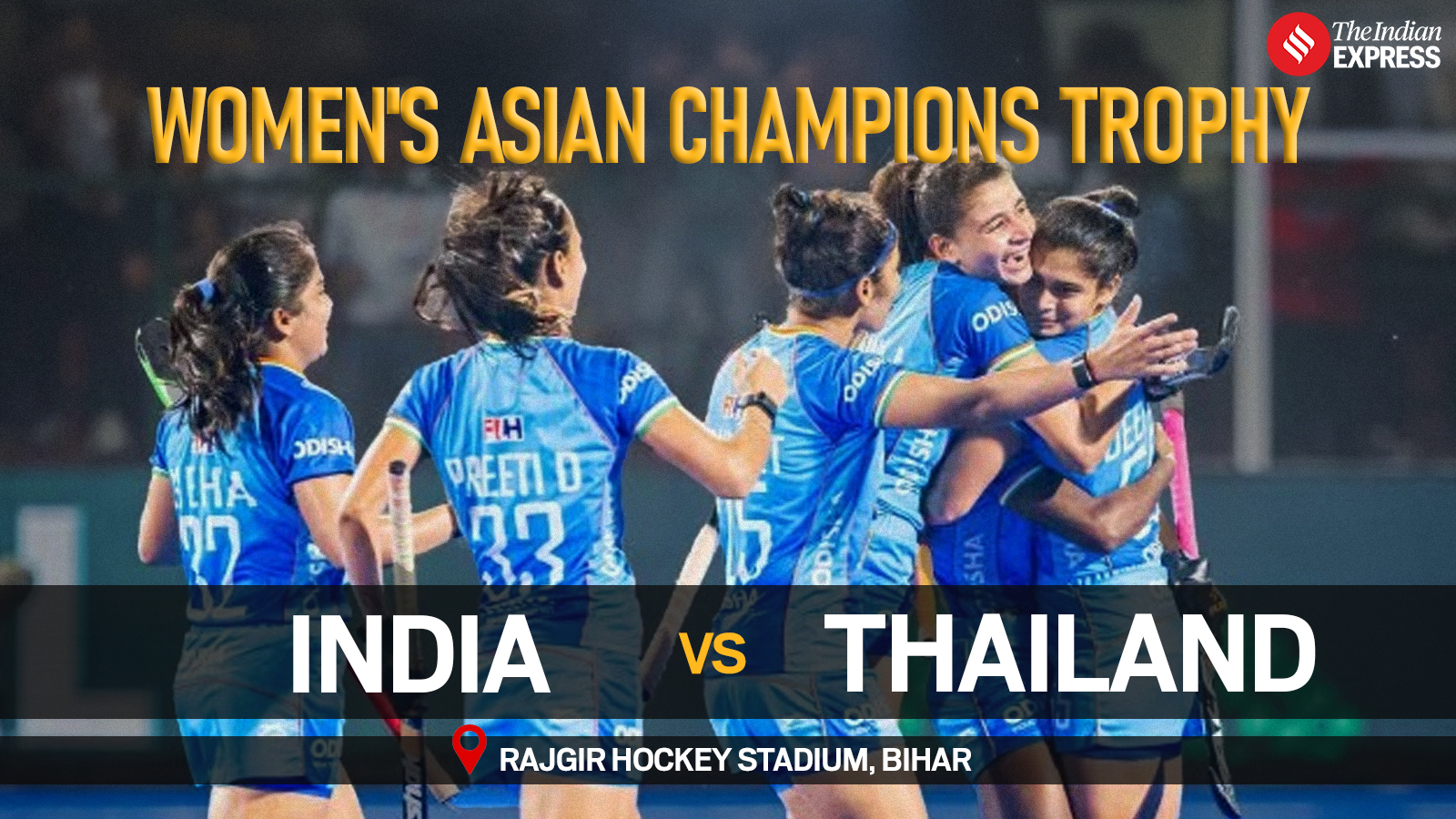 India Crushes Thailand in Women’s Asian Hockey