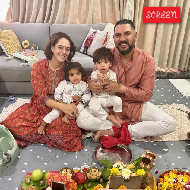 Yuvraj Singh- Hazel Keech- Diwali 2024