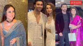 Kareena Kapoor and Ranbir Kapoor at Aadar Jain and Alekha Advani's roka ceremony