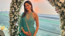 This outfit, designed by the legendary couturier Rohit Bal, holds deep significance, especially in light of his recent passing.