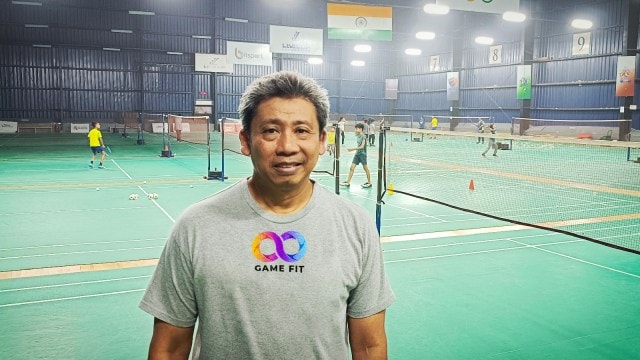 Indonesian coach Agus Dwi Santoso at Game Fit Academy in Bengaluru