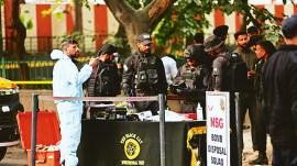 bldelhiblast-4col Rohini blast, Prashanth Vihar blast, CRPF school, delhi explosion, rohini explosion, delhi news, India news, Indian express, current affairs