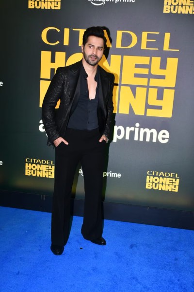 Varun Dhawan at Citadel premiere
