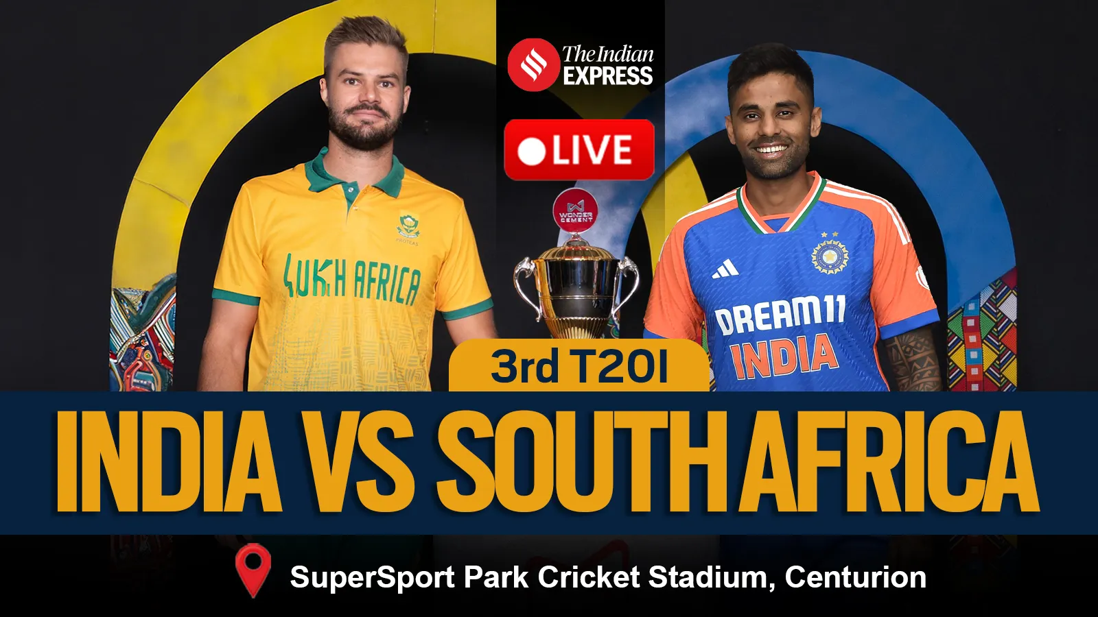 India vs South Africa LIVE Cricket Score, 3rd T20I: Suryakumar Yadav’s IND take on Aiden Markram’s SA in Centurion