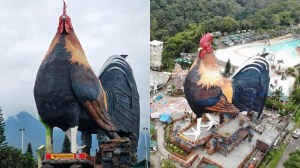 World’s largest chicken-shaped hotel, located in the Philippines (Image source: @guinnessworldrecords/Instagram)