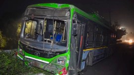 DTC bus accident in Delhi