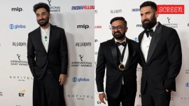 Vir Das, Aditya Roy Kapur at the International Emmy Awards. (Photo: ieemmys/Instagram