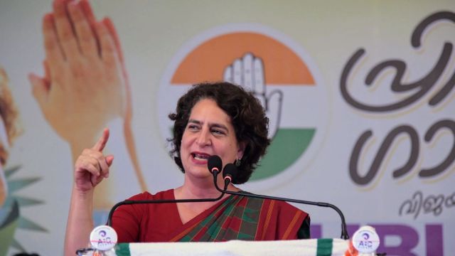 Congress wide   caput   Priyanka Gandhi is the UDF campaigner  for the Wayanad by-poll, wherever  she volition  beryllium  contesting against CPI campaigner  and elder  person  Sathyan Mokeri and the BJP campaigner  Navya Haridas.