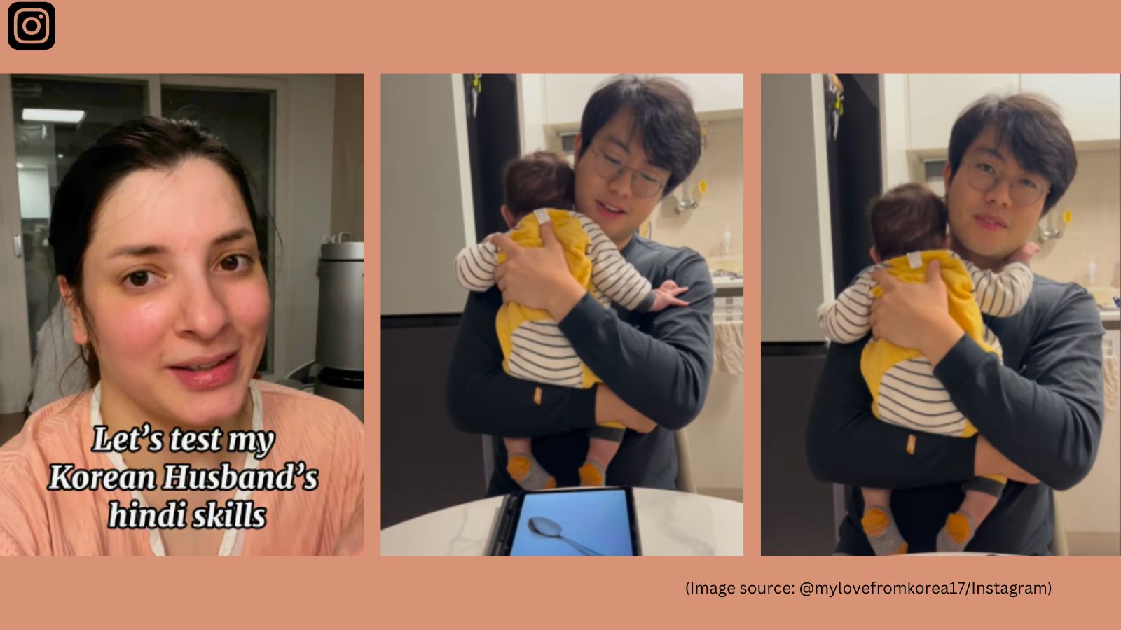 Indian wife tests Korean husband’s Hindi proficiency in hilarious viral ...