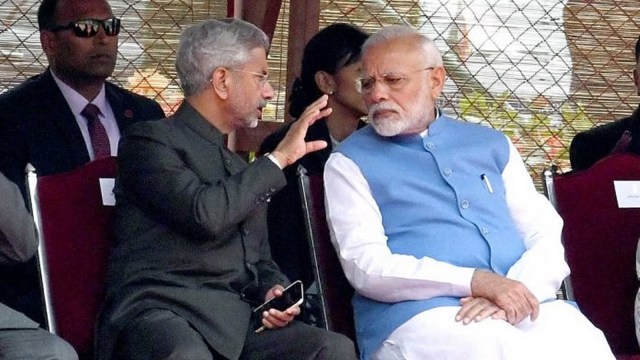 Prime Minister Narendra Modi with External Affairs Minister S Jaishankar. (ANI file)