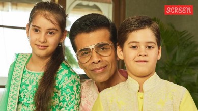 Karan Johar with Yash and Roohi