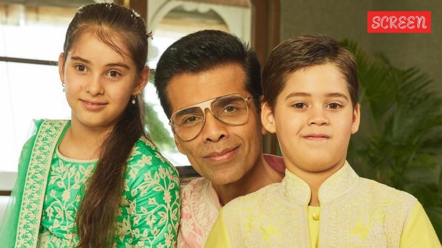 Karan Johar with Yash and Roohi