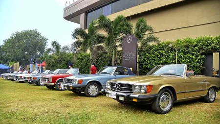 Mercedes-Benz Classic Car Rally: Over 95 vintage cars strut their stuff