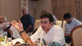 Sharing the article of the news portals on 'X', the Bengaluru South MP on November 7 alleged that a farmer in Haveri district died by suicide after finding his land had been taken over by the Board.