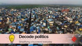 Dharavi - (Express photo by Amit Chakravarty)