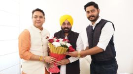 AAP in Punjab Friday named Cabinet Minister Aman Arora as the state unit president. (File photo)