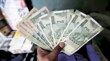 On Friday, the rupee recovered from its all-time low level and appreciated 9 paise to close at 84.41 against the US dollar.