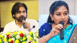 “I know why he said what he said, and it inspires me to do better and meet everyone’s expectations,” Anitha said, adding that she spoke with Pawan Kalyan over the phone. (Photos: Pawan Kalyan/ V Anitha/ Facebook)