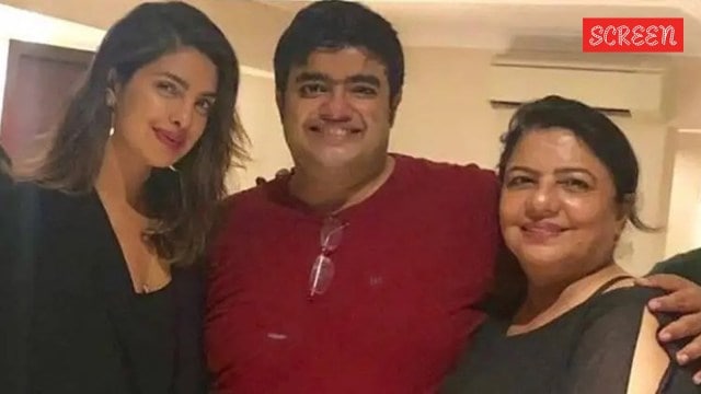 Priyanka Chopra with brother Sidharth and mother Madhu. (Photo: Priyanka Chopra/Instagram)