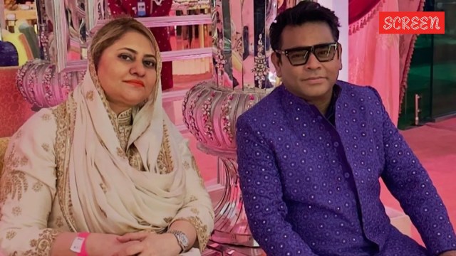 AR Rahman and Saira Banu