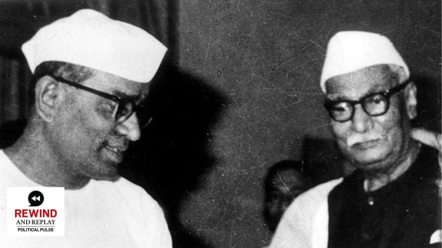 President Neelam Sanjiva Reddy with Dr. Rajendra Prasad. Express archive photo