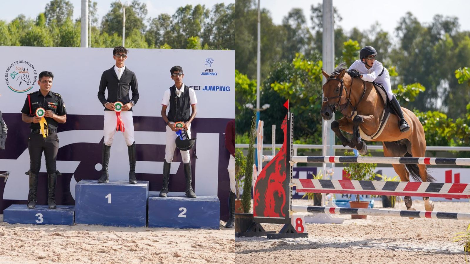 Jai Singh Sabharwal,15, hopes to take show jumping to next level