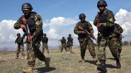 The fire exchange took place in tribal region of South Waziristan, which sits next to the Afghan border - a region that has long been a safe haven for the militants who operate on both sides of the border.