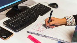 Does handwriting encourage better focus or comprehension compared to typing?