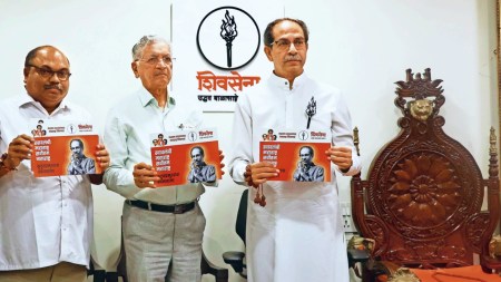 shiv sena, shiv sena ubt, Uddhav Thackeray, Maharashtra Assembly Elections 2024, Maharashtra Assembly polls, Dharavi project, Mumbai news, Maharashtra news, Indian express, current affairs