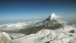 The NISAR mission will help researchers get a better understanding of how Earth’s surface changes over time, including in the lead-up to volcanic eruptions like the one pictured, at Mount Redoubt in southern Alaska in April 2009. (Image Credit: JPL NASA)