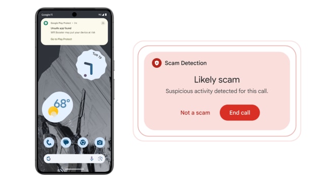 Google is besides  rolling retired  an AI powered Scam Detection feature.