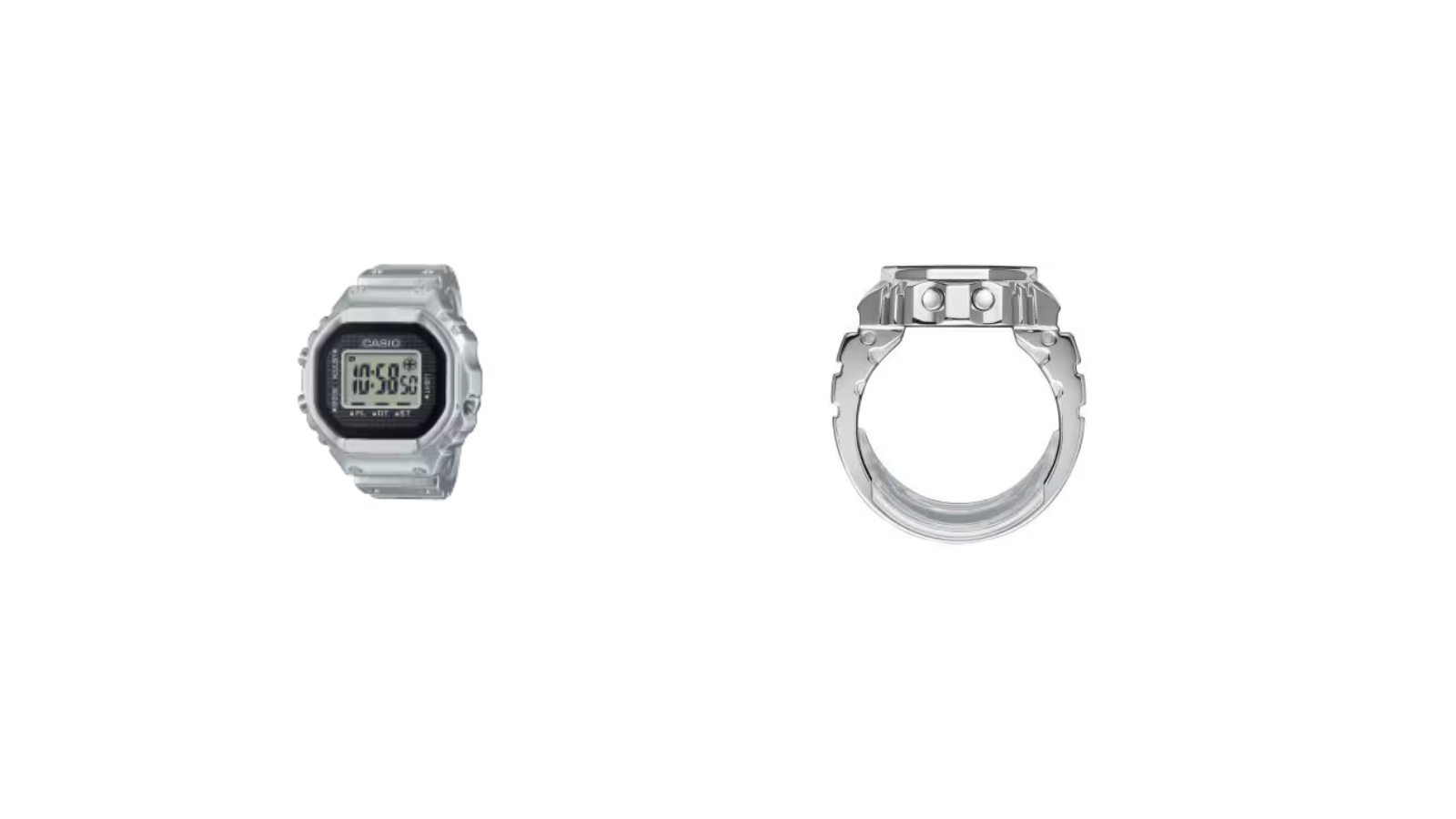 Casio’s ring watch features a miniature LCD screen, skips the fitness fuss