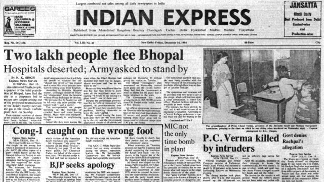 Scores Flee Bhopal, Bhopal, Bhopal gas tragedy, P C Verma Killed, Congress Misstep, Sri Lanka’s Response, editorial, Indian express, opinion news, indian express editorial